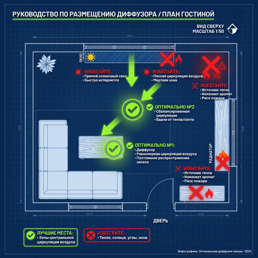 Где поставить аромадиффузор в доме: секреты идеального расположения