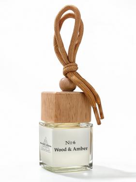 Аромадиффузор для автомобиля «Wood Amber №6», 8 мл. Автопарфюм
